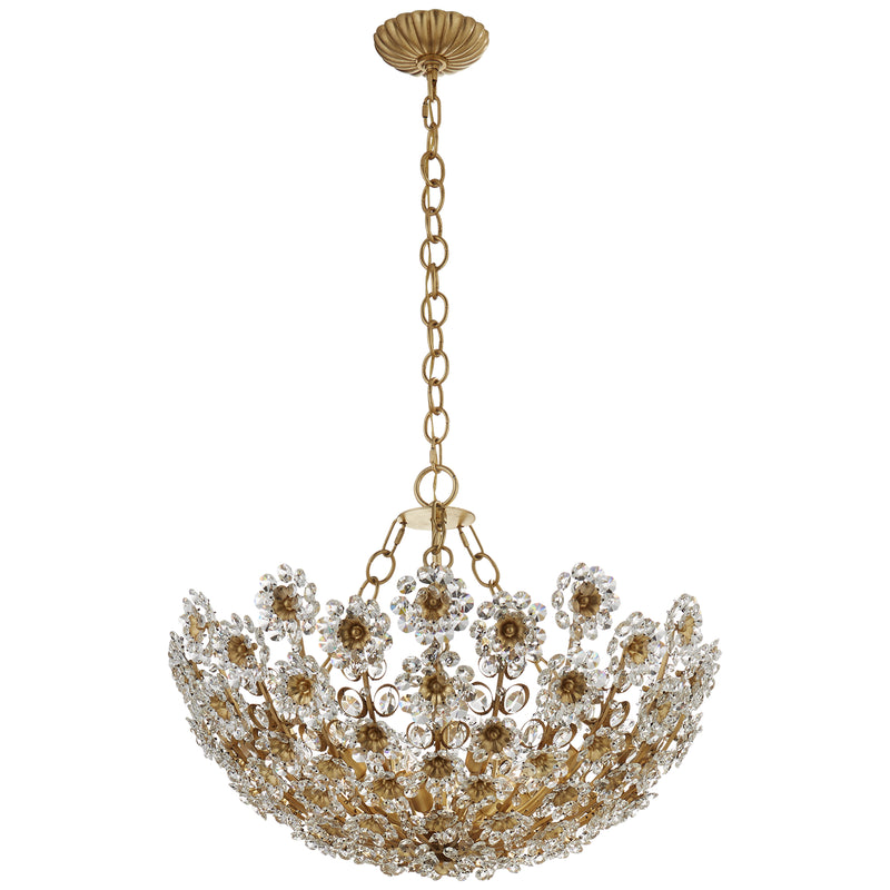 Visual Comfort Signature ARN 5220G-CG 12 Light Chandelier, Gild
