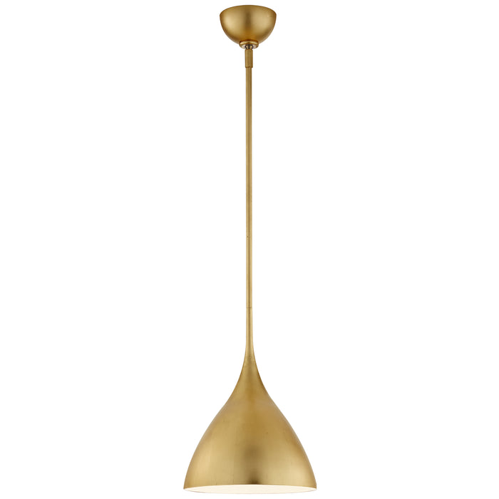 Visual Comfort Signature ARN 5350G One Light Pendant, Gild