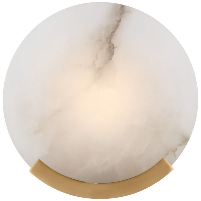 Visual Comfort Signature KW 2010AB-ALB LED Wall Sconce, Antique-Burnished Brass