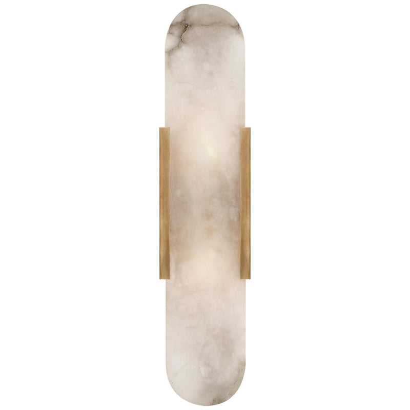 Visual Comfort Signature KW 2013AB-ALB LED Wall Sconce, Antique-Burnished Brass