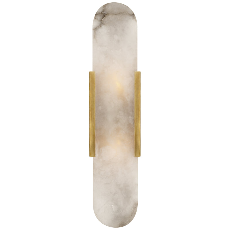 Visual Comfort Signature KW 2013AB-ALB LED Wall Sconce, Antique-Burnished Brass