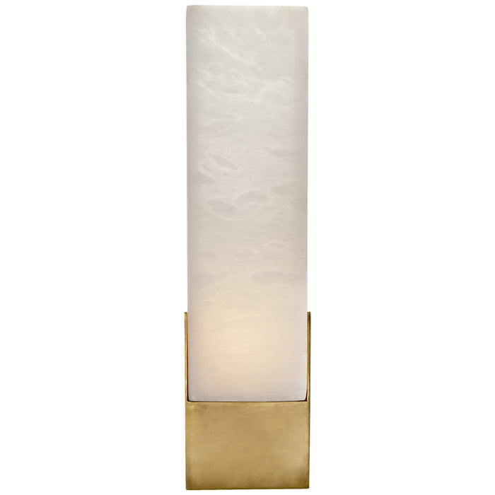 Visual Comfort Signature KW 2112AB-ALB LED Bath Sconce, Antique-Burnished Brass