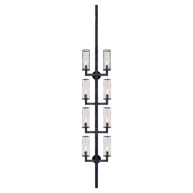 Visual Comfort Signature KW 2204BZ-CRG Eight Light Wall Sconce, Bronze