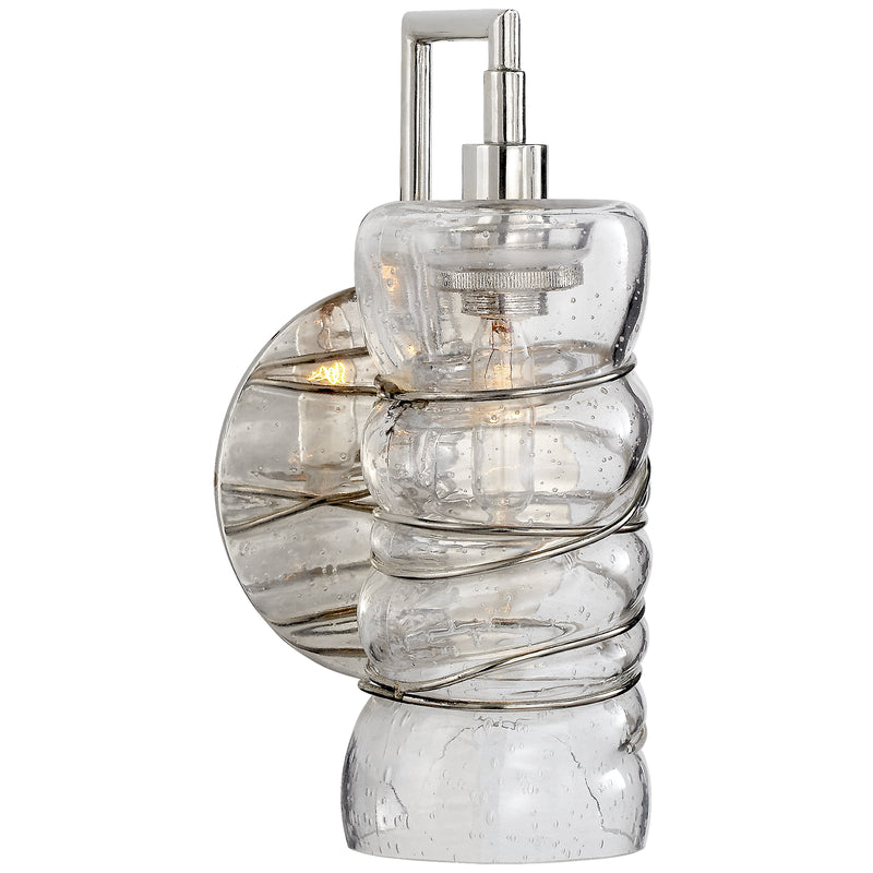 Visual Comfort Signature KW 2300PN-SG One Light Wall Sconce, Polished Nickel