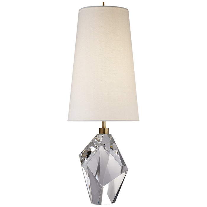 Visual Comfort Signature KW 3012CG-L One Light Table Lamp, Crystal