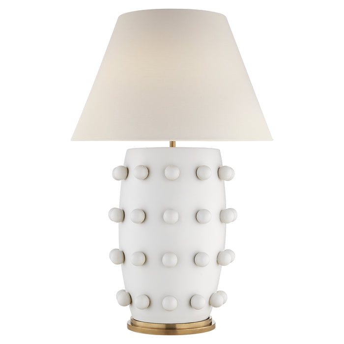Visual Comfort Signature KW 3032PW-L One Light Table Lamp, Plaster White