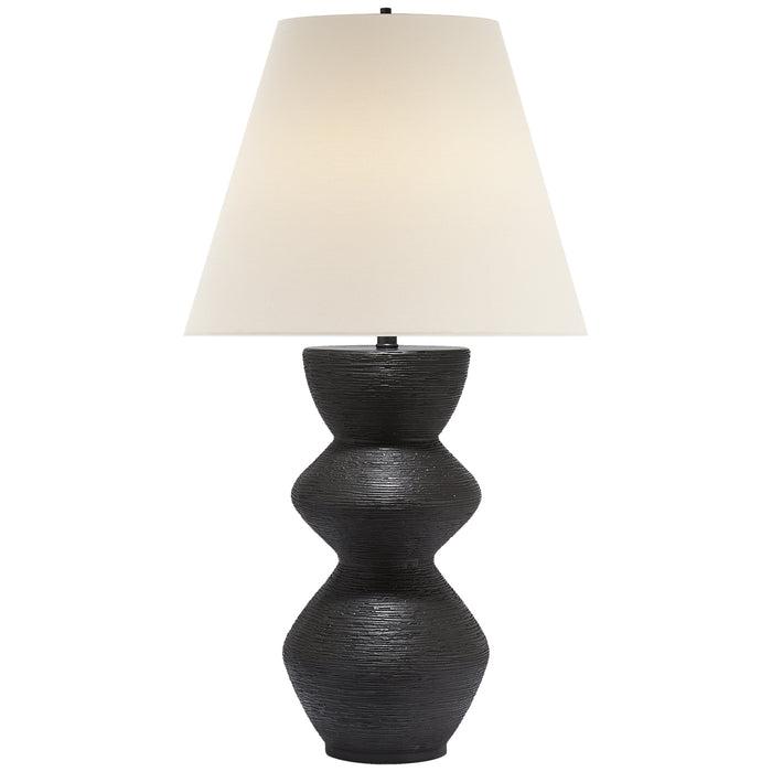 Visual Comfort Signature KW 3055AI-L One Light Table Lamp, Aged Iron