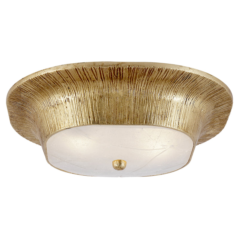 Visual Comfort Signature KW 4050G-FR Two Light Wall Sconce, Gild