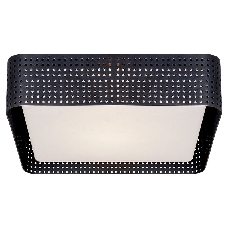 Visual Comfort Signature KW 4061BZ-CDG Two Light Flush Mount, Bronze