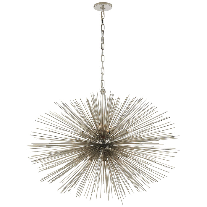Visual Comfort Signature KW 5074PN 20 Light Chandelier, Polished Nickel