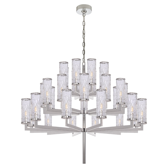 Visual Comfort Signature KW 5202PN-CRG 32 Light Chandelier, Polished Nickel