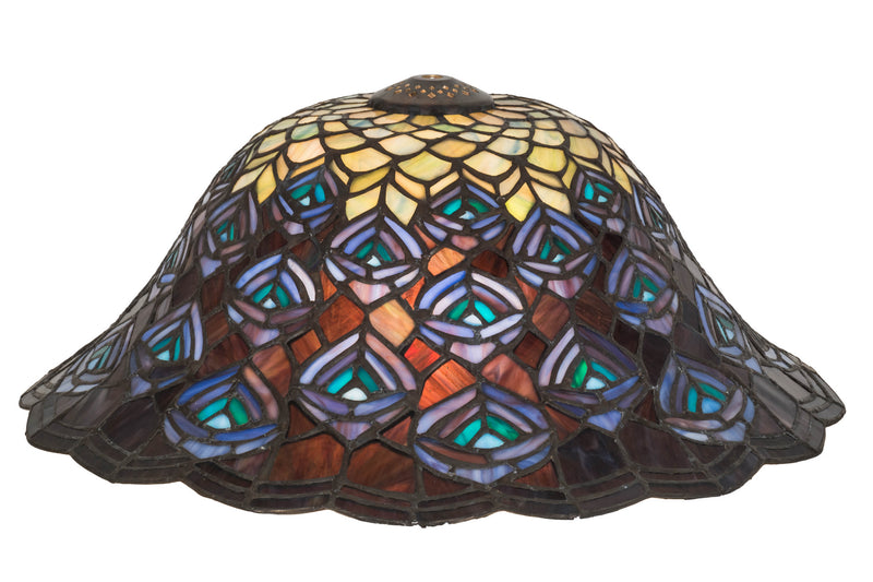 Meyda Tiffany 10674 Shade, Green/Blue Pbag Purple/Blue Lt Blue Aqua/Green
