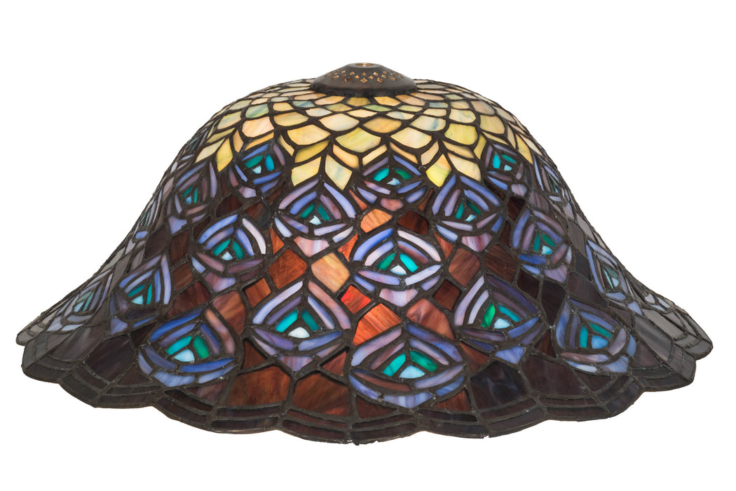 Meyda Tiffany 10674 Shade, Green/Blue Pbag Purple/Blue Lt Blue Aqua/Green