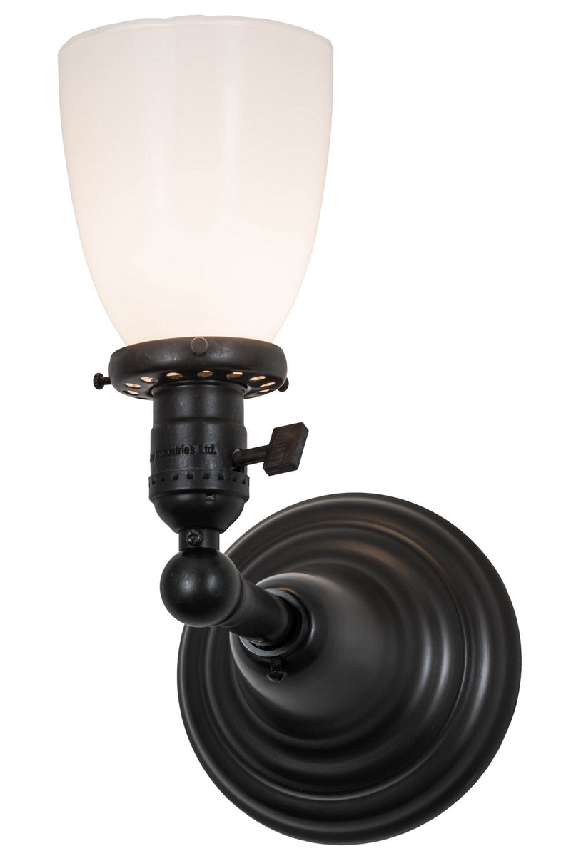 Meyda Tiffany 136388 One Light Wall Sconce, Craftsman Brown