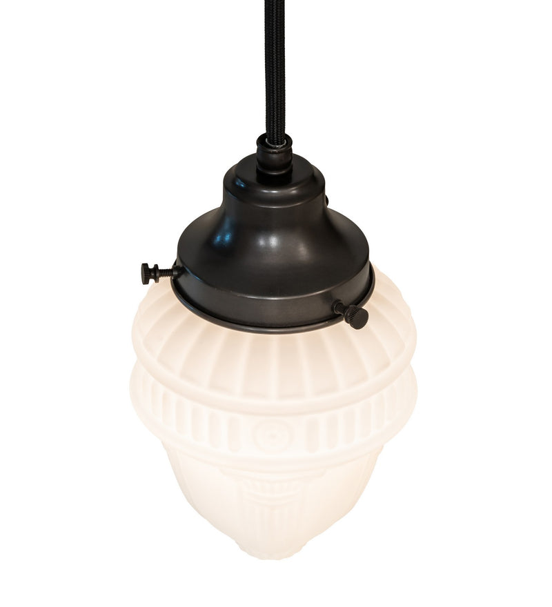 Meyda Tiffany 165489 One Light Pendant, Craftsman Brown