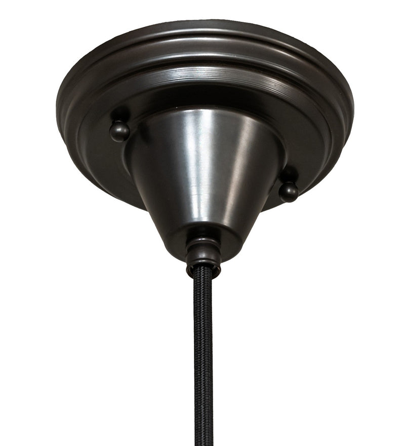 Meyda Tiffany 165489 One Light Pendant, Craftsman Brown