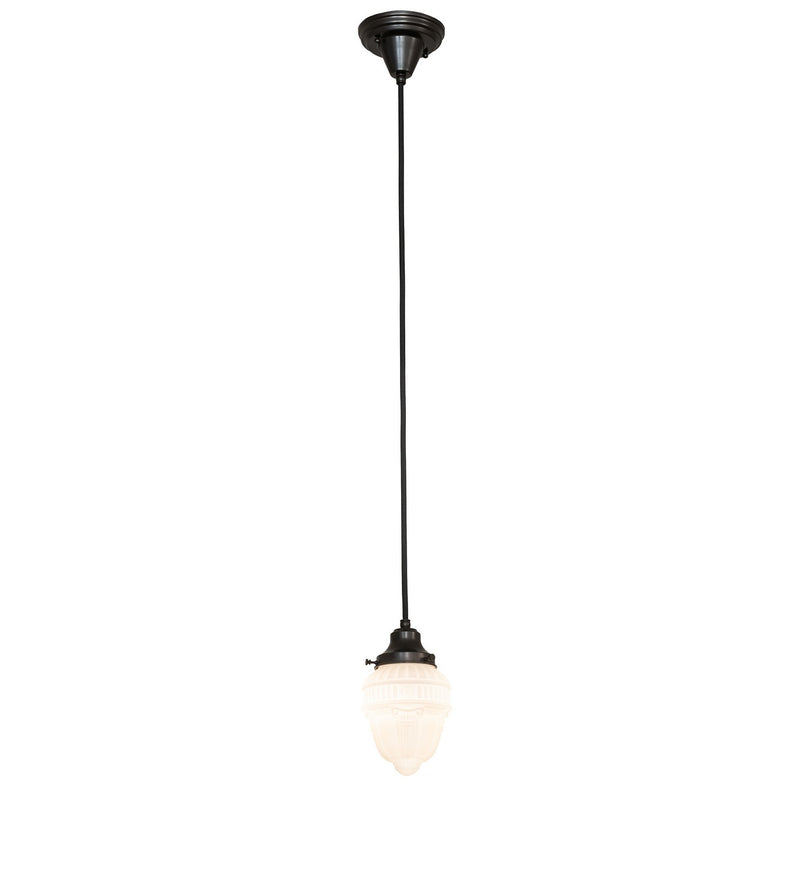 Meyda Tiffany 165489 One Light Pendant, Craftsman Brown