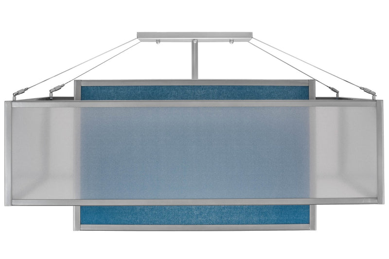 Meyda Tiffany 166552 Four Light Semi-Flushmount, Nickel