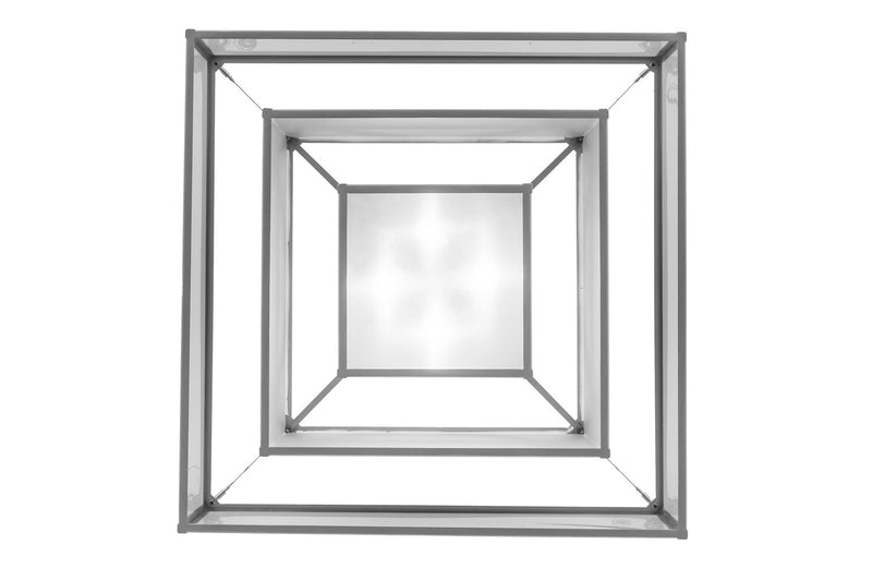 Meyda Tiffany 166552 Four Light Semi-Flushmount, Nickel