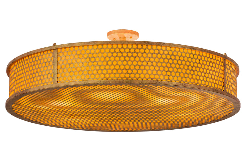 Meyda Tiffany 166889 Six Light Flushmount, Autumn Leaf