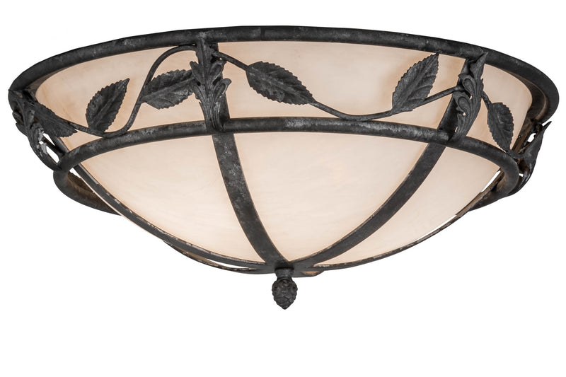 Meyda Tiffany 169272 Two Light Flushmount, Smoke