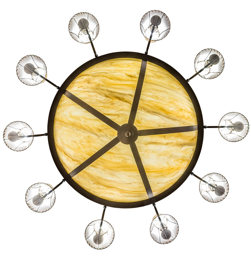 Meyda Tiffany 170103 24 Light Chandelier, Mahogany Bronze