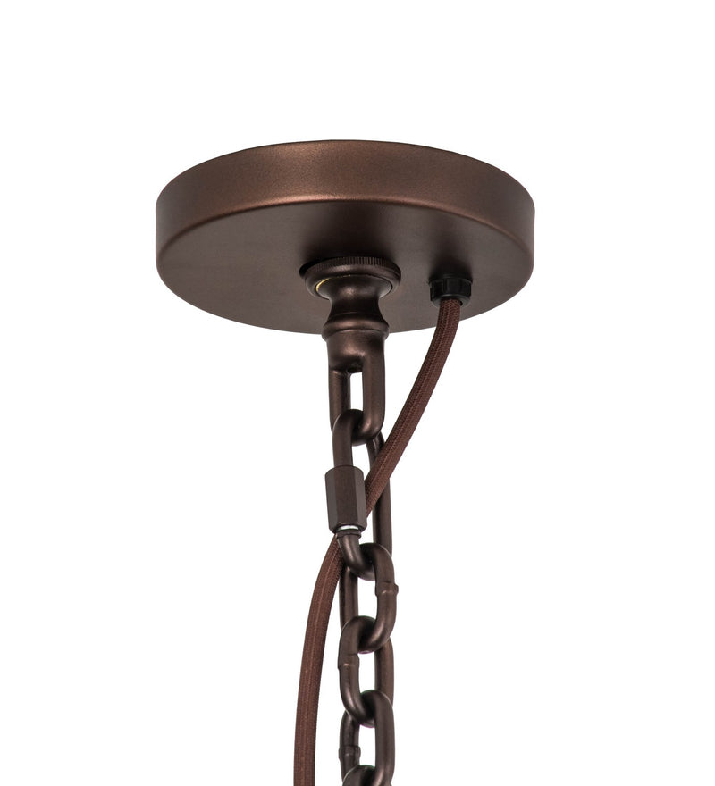 Meyda Tiffany 170103 24 Light Chandelier, Mahogany Bronze