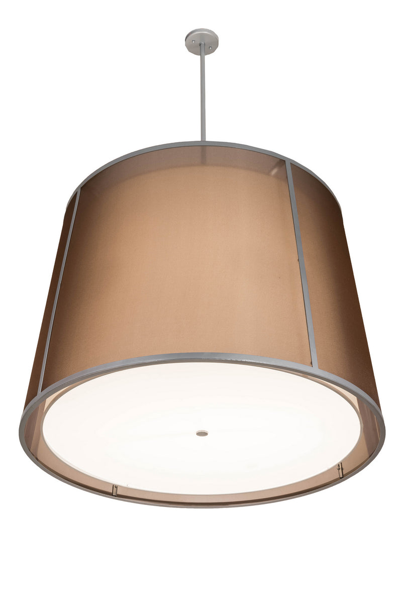Meyda Tiffany 170421 Four Light Pendant, Wheel Silver