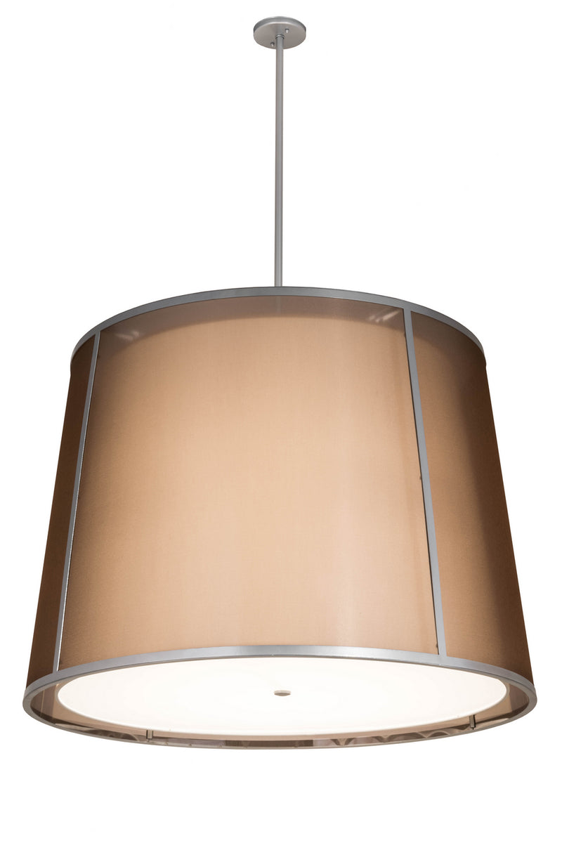 Meyda Tiffany 170421 Four Light Pendant, Wheel Silver