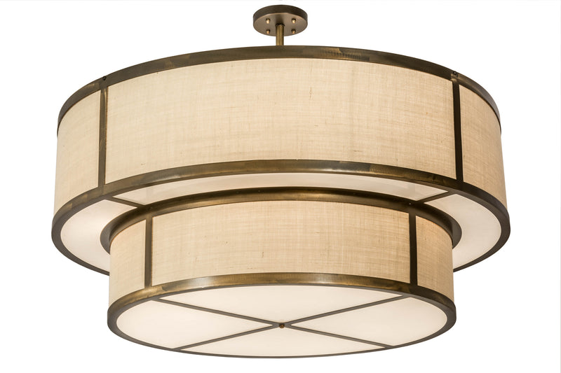 Meyda Tiffany 170892 Six Light Pendant, Antique Copper