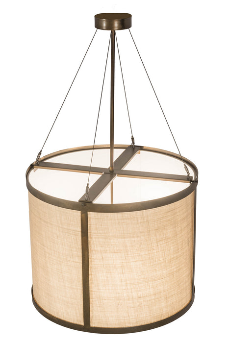 Meyda Tiffany 170893 Three Light Pendant, Antique Copper