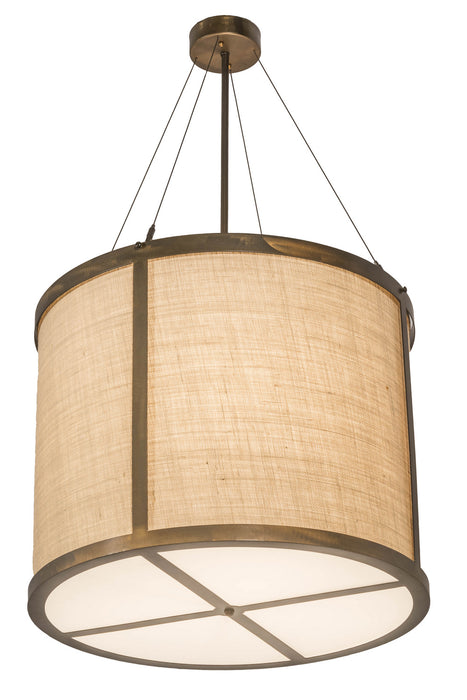 Meyda Tiffany 170893 Three Light Pendant, Antique Copper