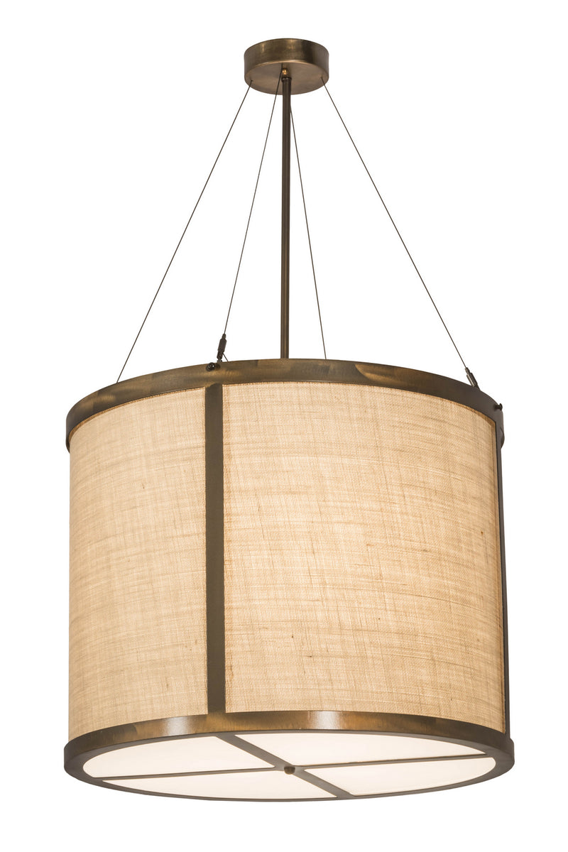 Meyda Tiffany 170893 Three Light Pendant, Antique Copper