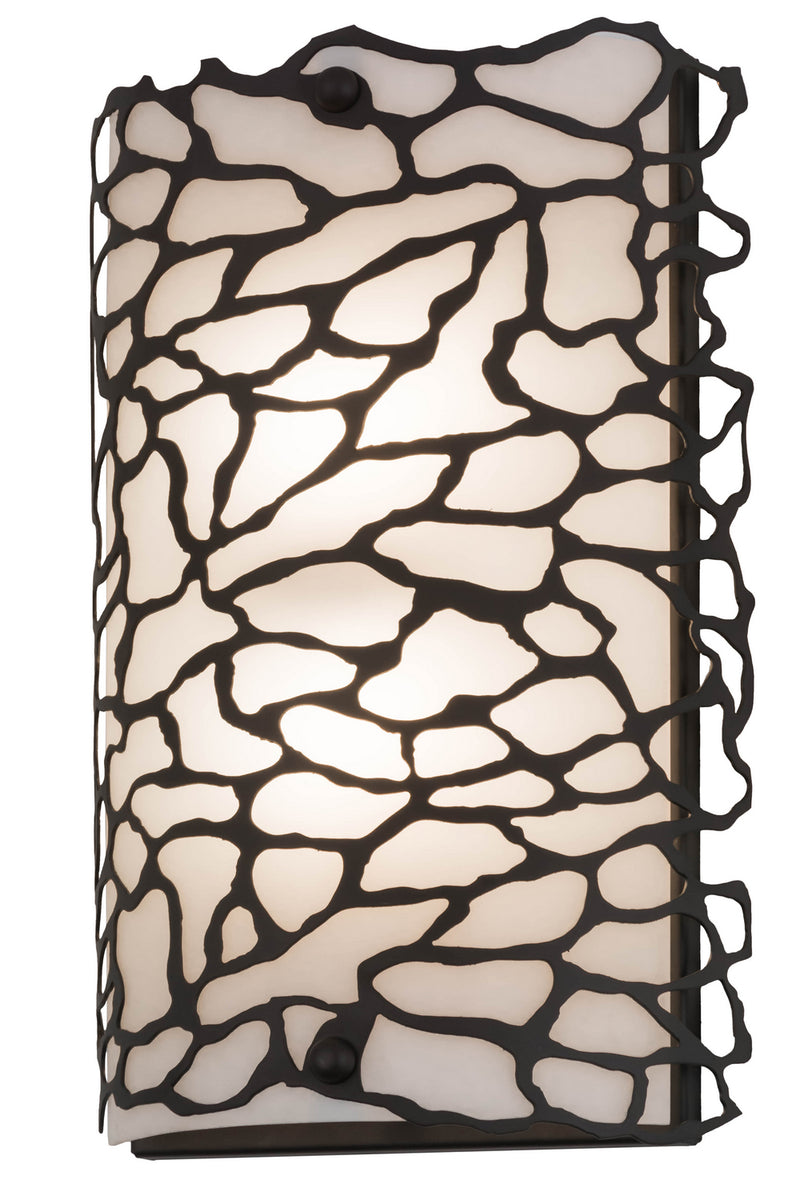 Meyda Tiffany 173478 Two Light Wall Sconce, Oil Rubbed Bronze