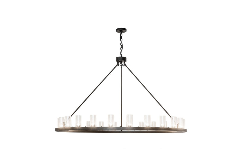 Meyda Tiffany 173625 24 Light Chandelier, Textured Black