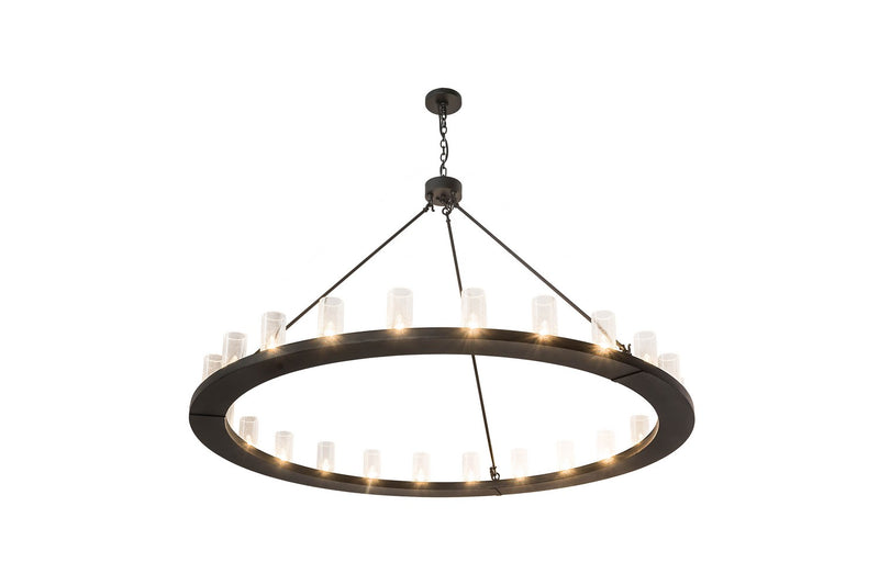 Meyda Tiffany 173625 24 Light Chandelier, Textured Black