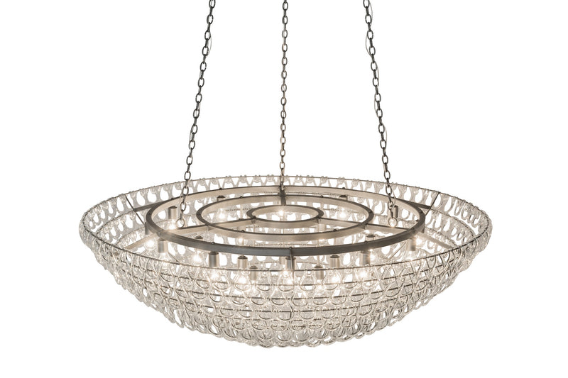 Meyda Tiffany 174096 21 Light Pendant, Pewter
