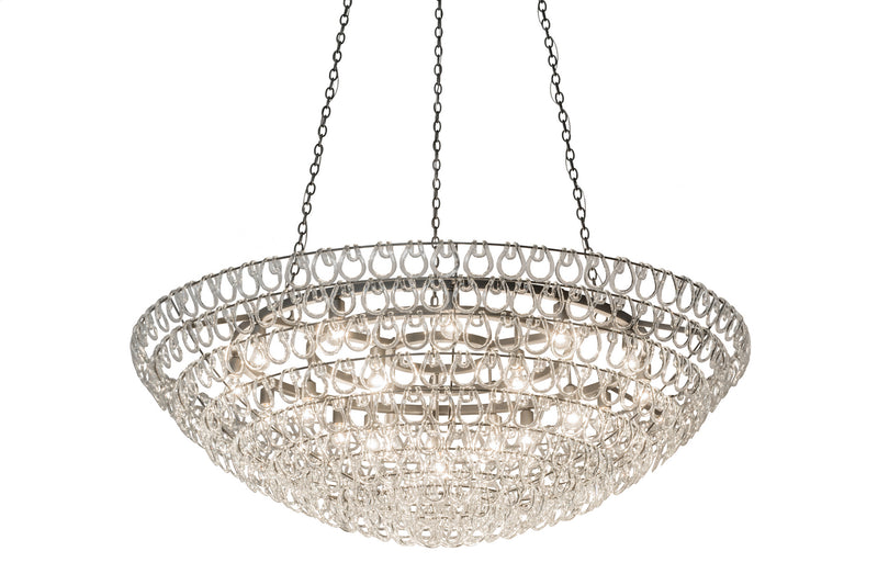 Meyda Tiffany 174096 21 Light Pendant, Pewter