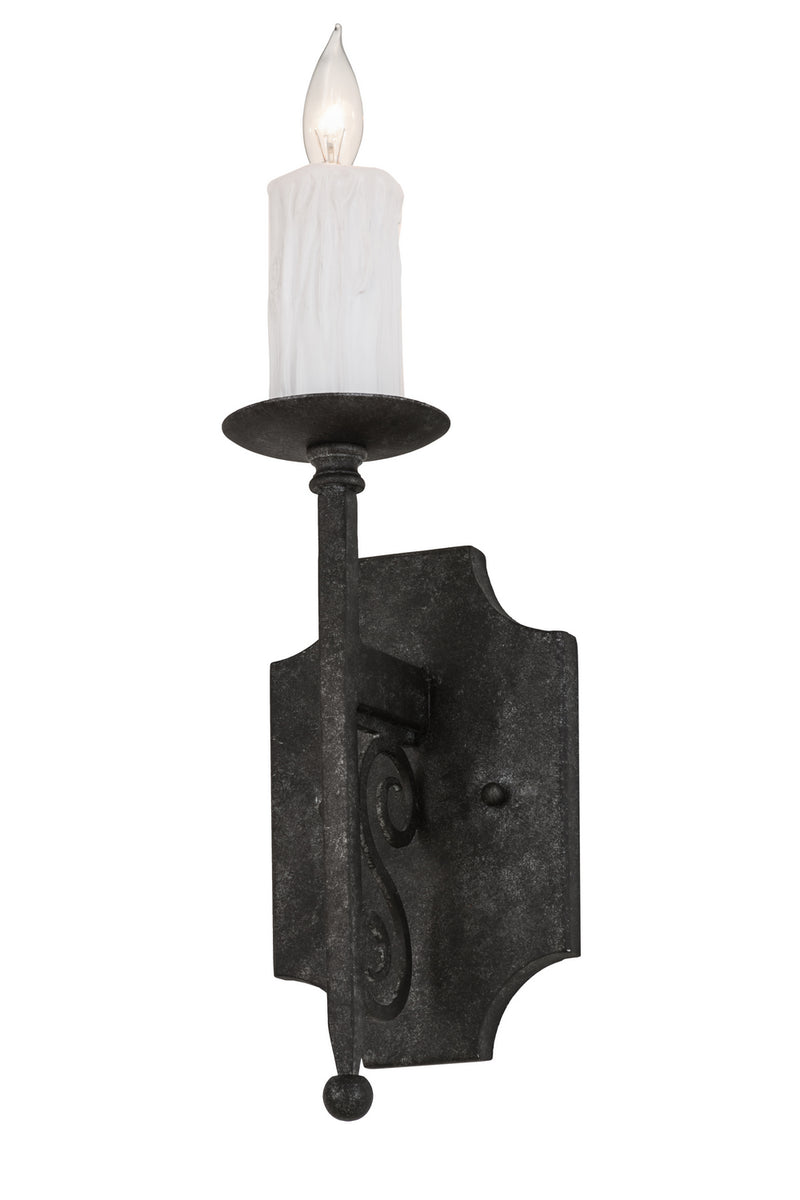 Meyda Tiffany 174331 One Light Wall Sconce, Smoke