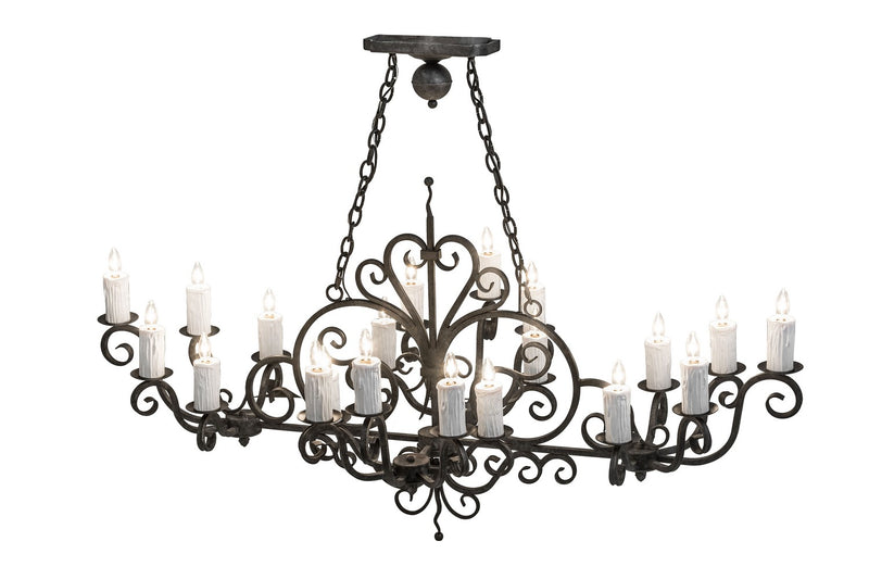 Meyda Tiffany 174336 20 Light Chandelier, Smoke