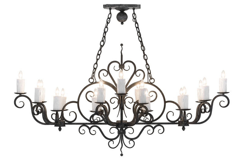 Meyda Tiffany 174336 20 Light Chandelier, Smoke