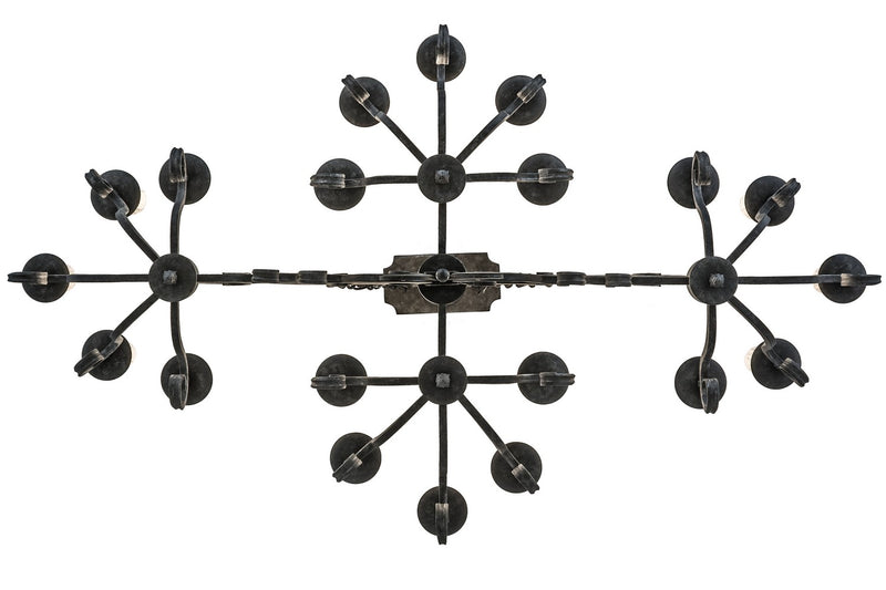 Meyda Tiffany 174336 20 Light Chandelier, Smoke