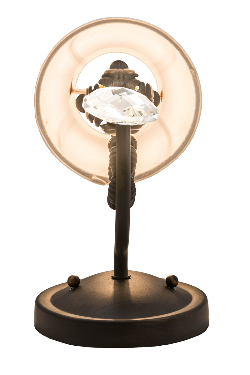 Meyda Tiffany 174346 One Light Wall Sconce, Antique Brass,Crystal