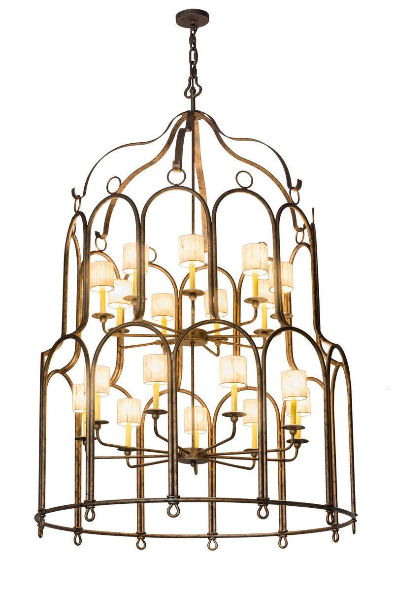Meyda Tiffany 174484 18 Light Chandelier, Spanish Gold