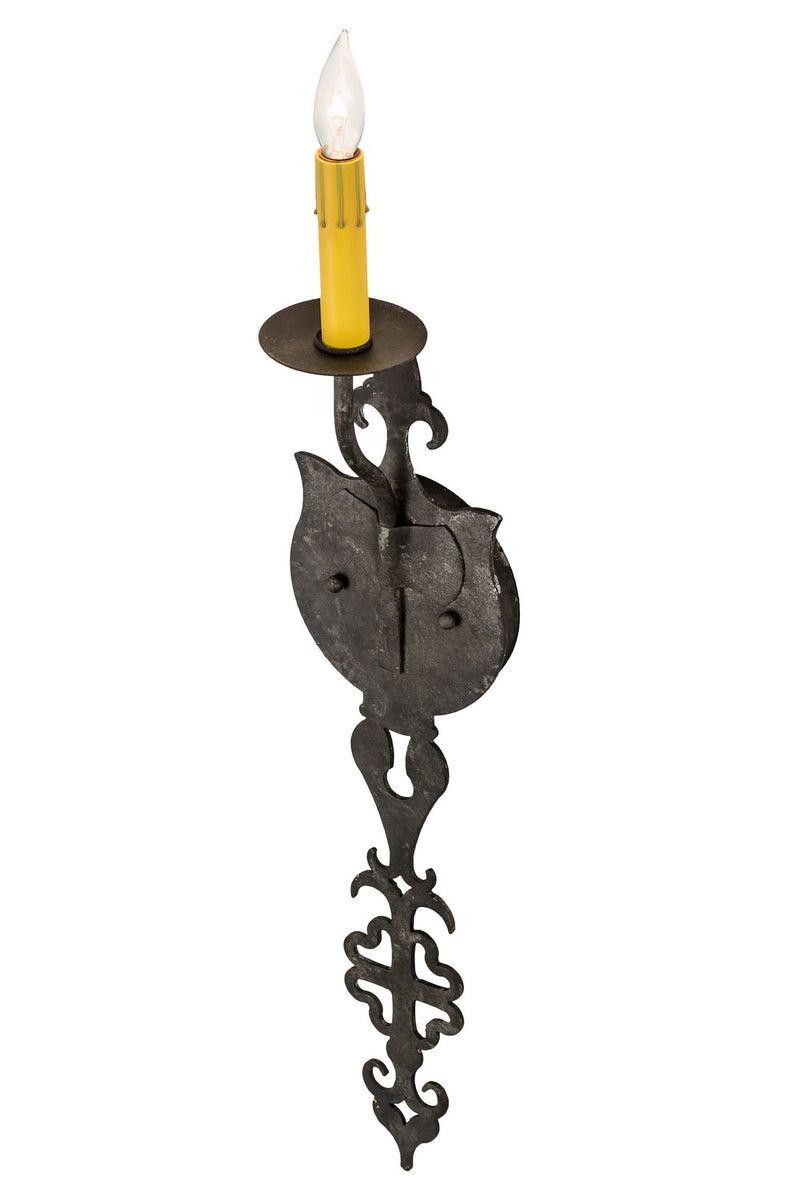 Meyda Tiffany 174847 One Light Wall Sconce, Smoke