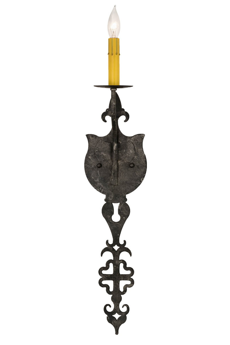 Meyda Tiffany 174847 One Light Wall Sconce, Smoke