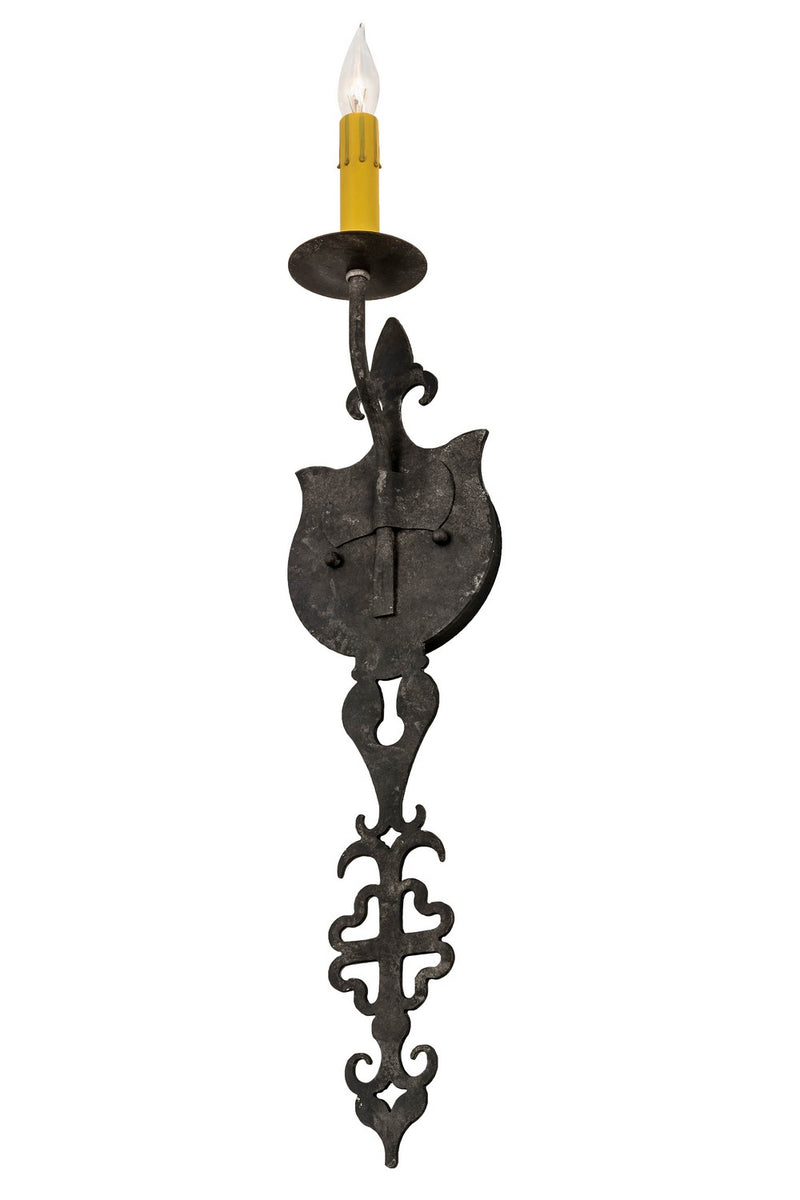 Meyda Tiffany 174847 One Light Wall Sconce, Smoke
