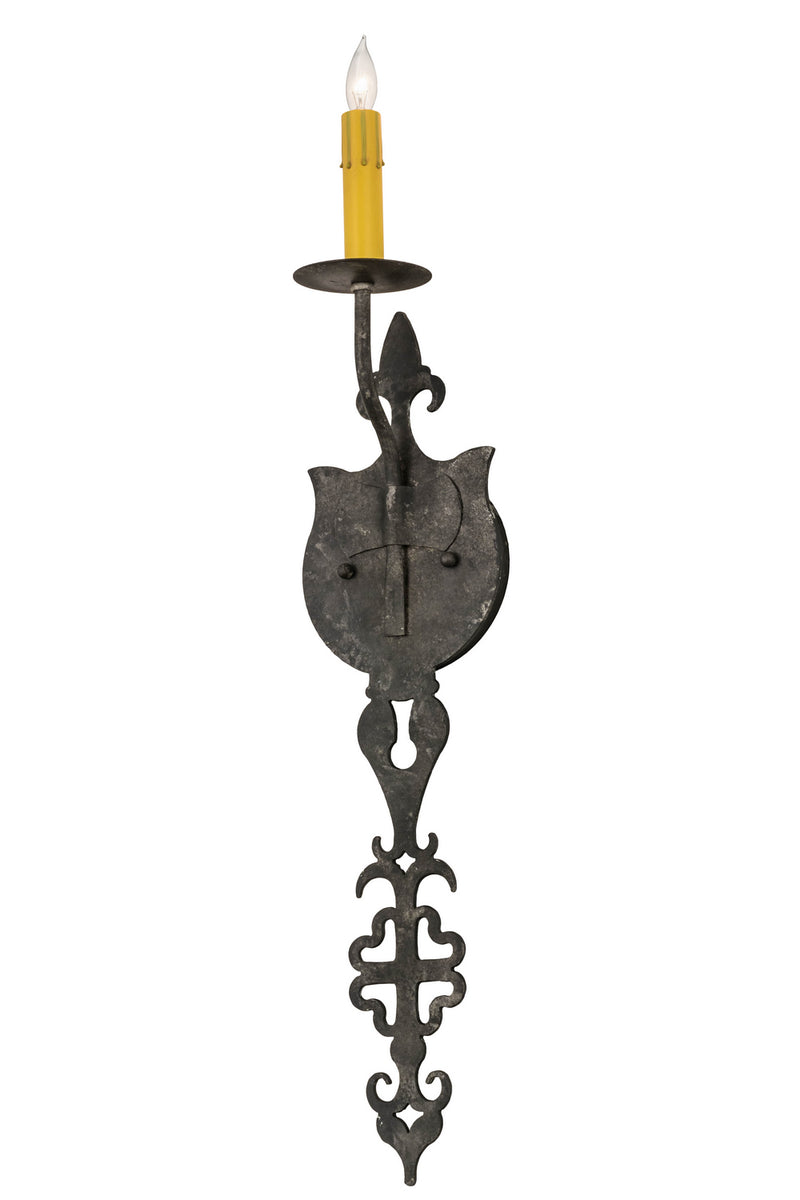 Meyda Tiffany 174847 One Light Wall Sconce, Smoke