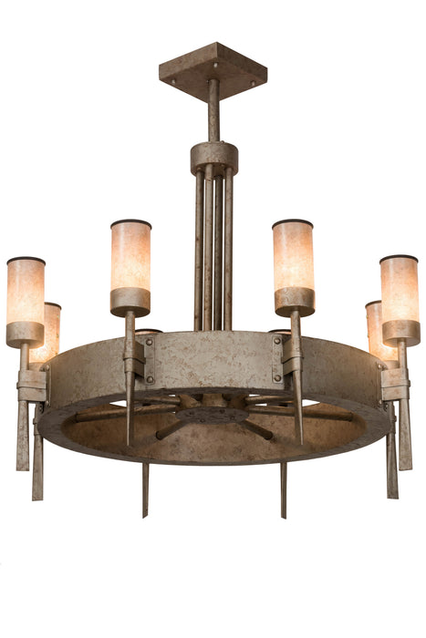 Meyda Tiffany 174903 Eight Light Chandelier, Ombre Lavato
