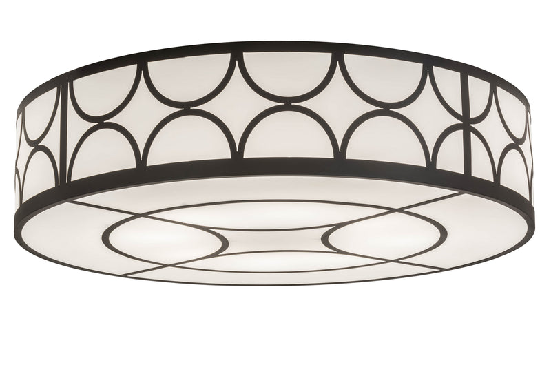Meyda Tiffany 174907 Eight Light Flushmount, Timeless Bronze